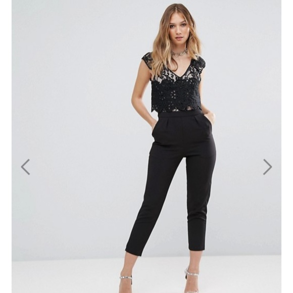 ASOS Dresses & Skirts - Glamorous Lace Jumpsuit NWT